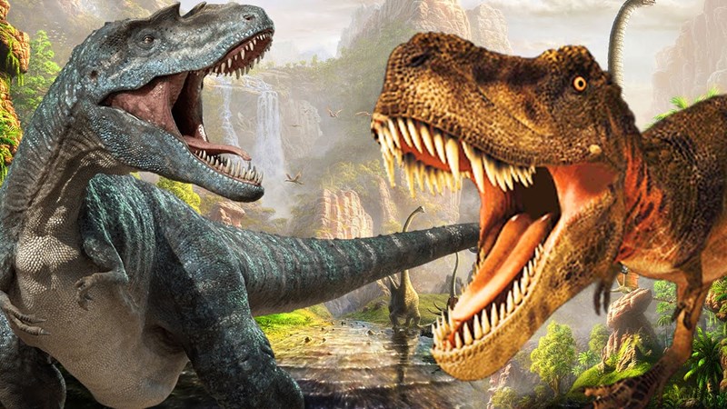 Динозавры драки, как дерутся динозавры, драки динозавров видео