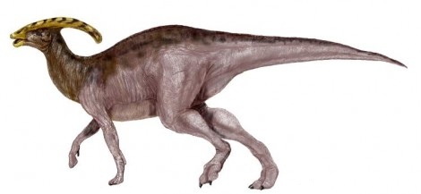 динозавр с гребнем на голове
