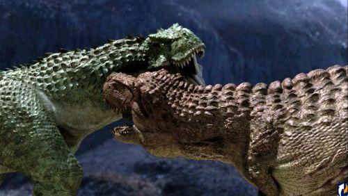 Тарбозавр против тиранозавра