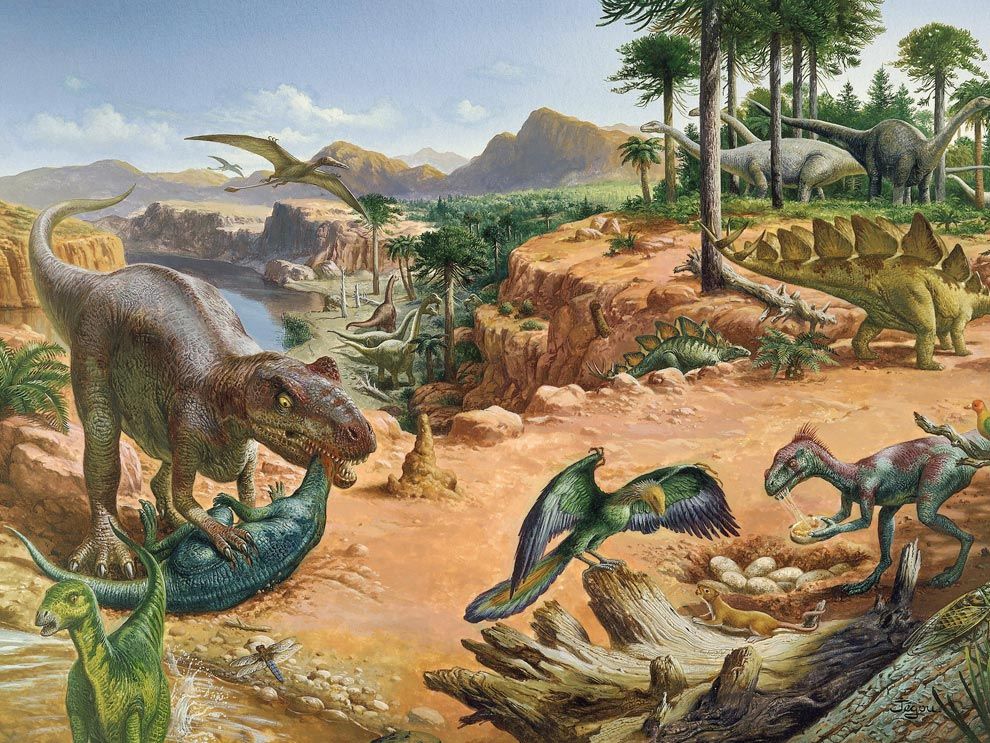 Как появились динозавры, как на земле появились динозавры