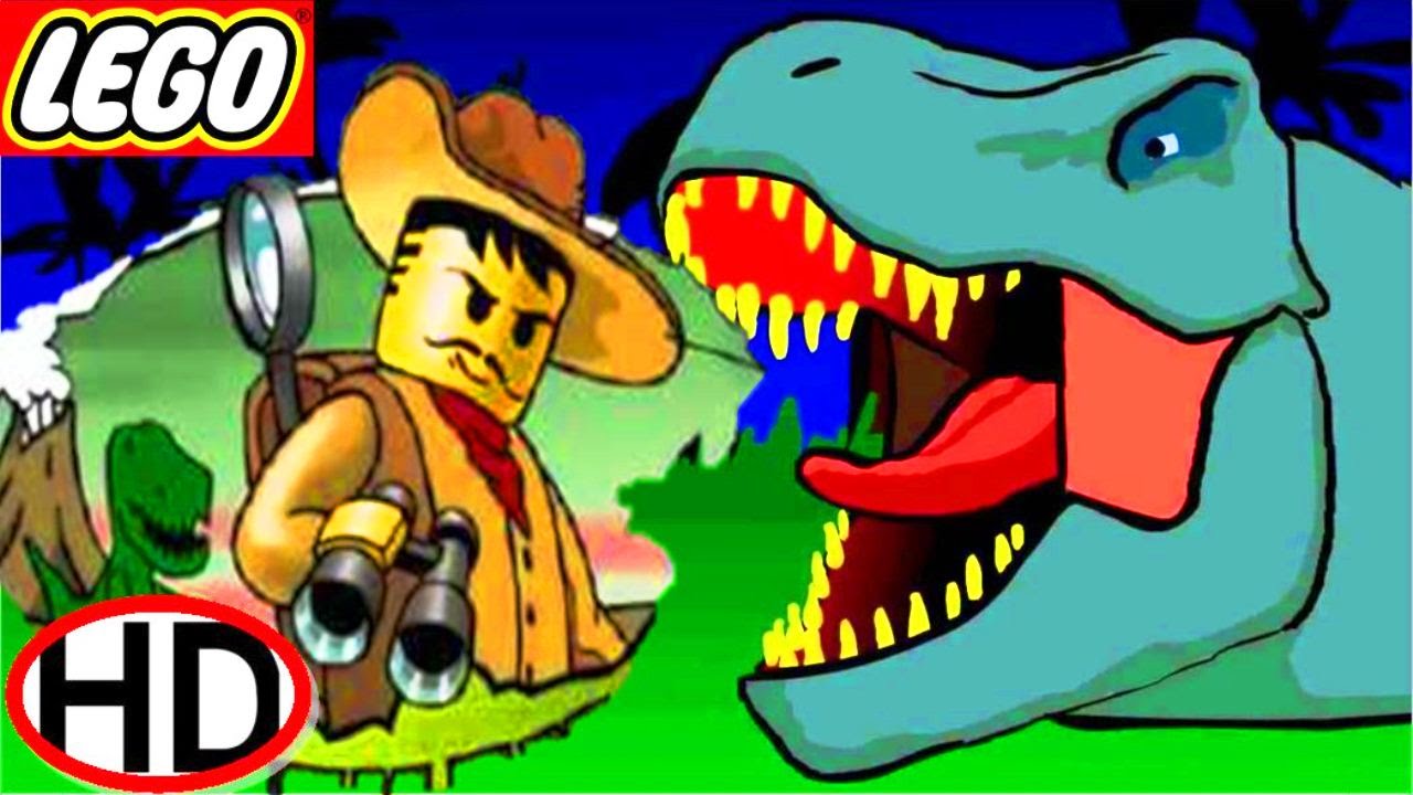 Лего охота на динозавров играть онлайн бесплатно