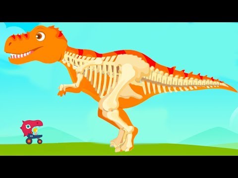 Видео кости динозавров для детей